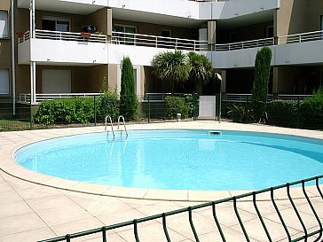 Ferienwohnung in Carcassonne - Der gemeinsame Pool bei Clos Pasteur