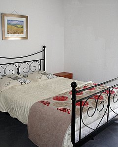 Ferienwohnung in Carcassonne - Das zweite Schlafzimmer mit Doppelbett