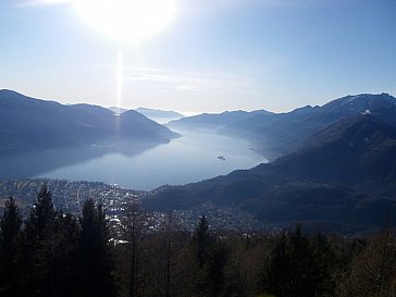 Ferienwohnung in Locarno-Muralto - Ausflugsort: Aussicht von Cardada / Cimetta