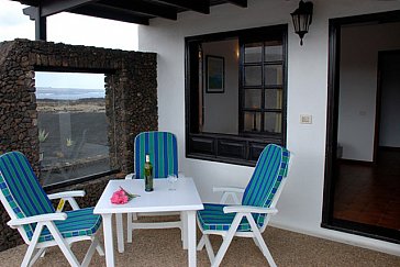 Ferienhaus in Mala - Terrasse