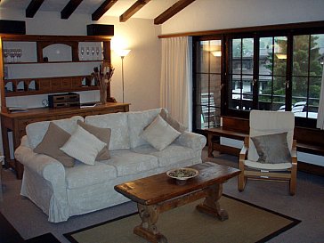 Ferienwohnung in Klosters - Wohnzimmer