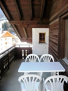 Ferienwohnung in Klosters - Balkon