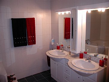 Ferienwohnung in Leukerbad - Bad-WC