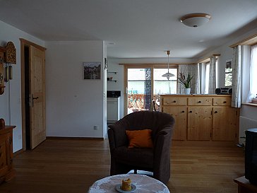 Ferienwohnung in Klosters - Wohnbereich