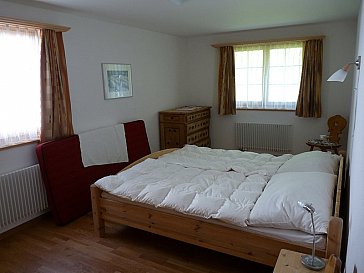 Ferienwohnung in Klosters - Schlafzimmer