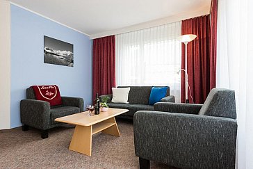 Ferienwohnung in Saas-Fee - Wohnzimmer