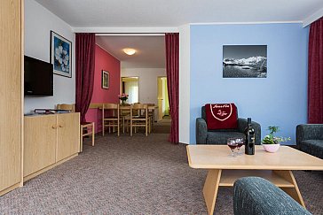 Ferienwohnung in Saas-Fee - Wohnzimmer