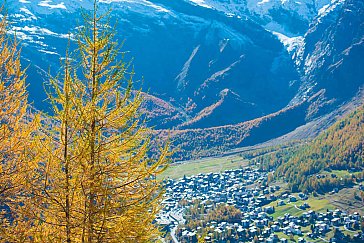 Ferienwohnung in Saas-Fee - Herbst in Saas Fee