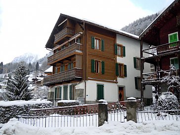 Ferienwohnung in Salvan-Les Marécottes - Chalet Berger im Winter