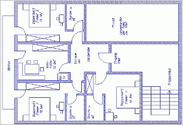 Ferienwohnung Grundrissplan 1