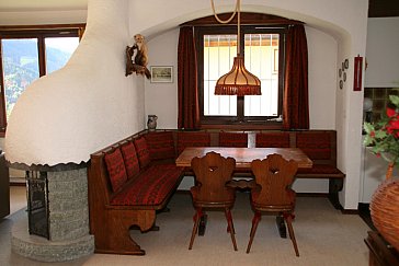 Ferienwohnung in Klosters - Gemütliche Essecke