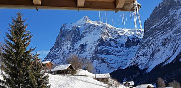 Ferienwohnung in Grindelwald - Aussicht Wetterhorn