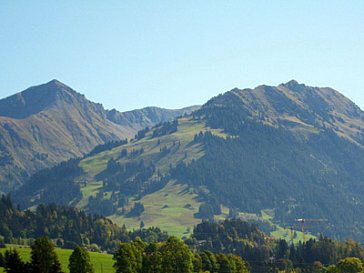 Ferienwohnung in Saanen - Aussicht Wispile