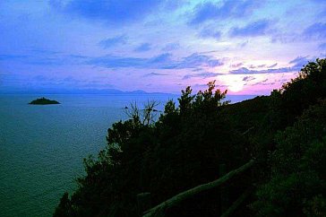 Ferienhaus in Punta Ala - Panoramablick mit Sonnenuntergang