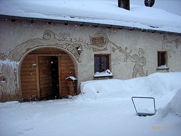 Ferienhaus in Brail - Aussenansicht Winter