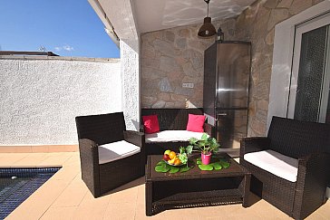 Ferienhaus in Ampuriabrava - Gemütlicher Loungbereich