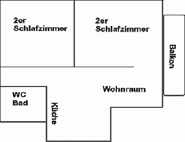 Ferienwohnung Grundrissplan 1