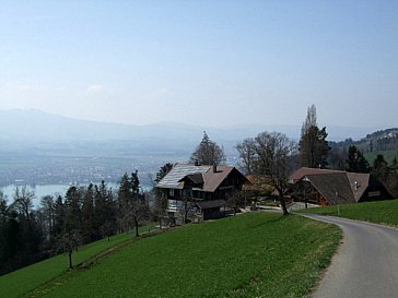 Ferienwohnung in Ringoldswil - Der Krindenhof - Hoch über dem Thunersee