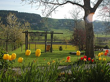 Ferienwohnung in Owingen - Blick ins Tal