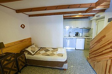 Ferienwohnung in Ierapetra - Beispiel für die Wohnküche einer der Maisonettes