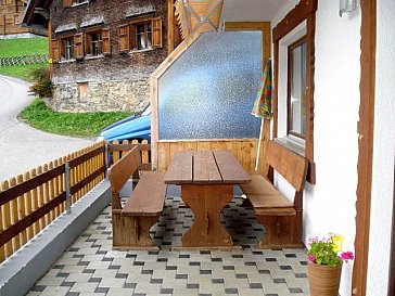 Ferienwohnung in Bürserberg - Terrasse