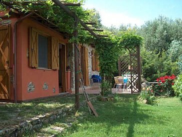 Ferienhaus in Ascea - Aussenansicht und Garten