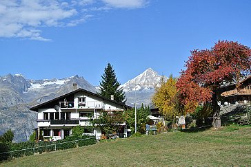 Ferienwohnung in Bürchen - Südansicht