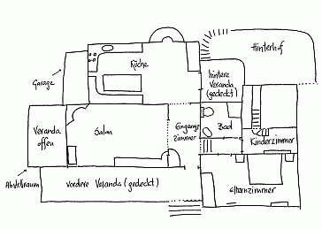 Ferienhaus Grundrissplan 1