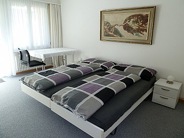 Ferienwohnung in Davos - Schlafzimmer
