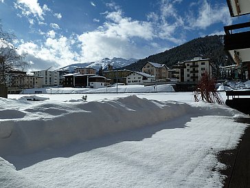 Ferienwohnung in Davos - Ausblick Winter