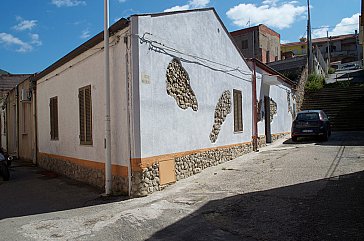 Ferienhaus in Gonnesa - Fassade