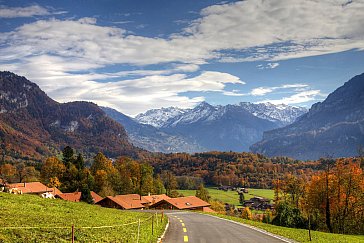 Ferienwohnung in Hofstetten bei Brienz - Blick ins Haslital