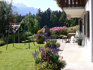 Ferienwohnung in Hofstetten bei Brienz - Terrasse