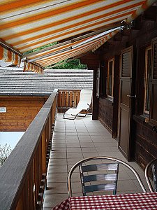 Ferienwohnung in Fiesch - Balkon