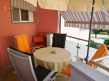 Ferienwohnung in Ascona - Balkon Ausstattung