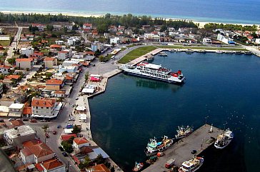 Ferienwohnung in Keramoti - Die Fähre von Thassos