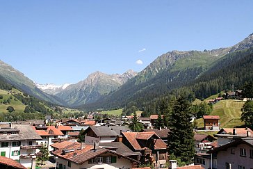 Ferienwohnung in Klosters - Aussicht