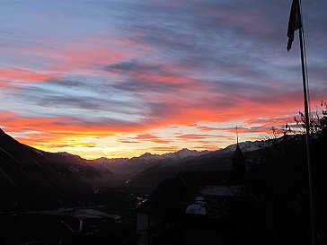 Ferienhaus in Leuk - Immer wieder schönste Stimmungen