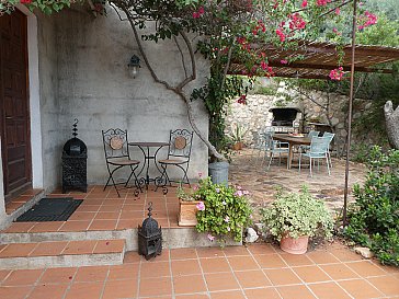 Ferienhaus in Santa Maria Navarrese - Eingangsbereich mit Pergola