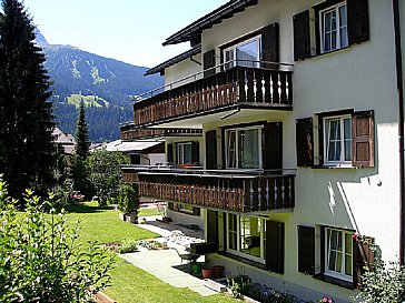 Ferienwohnung in Klosters - Ferienwohnung Trepp im Sommer