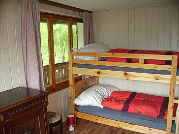 Ferienhaus in Unterbäch - Schlafzimmer