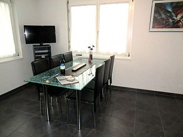 Ferienwohnung in Saas-Grund - Wohnbereich