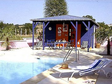 Ferienwohnung in Lusignac - 14 Meter Pool