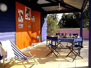 Ferienwohnung in Lusignac - Poolhaus mit Sauna