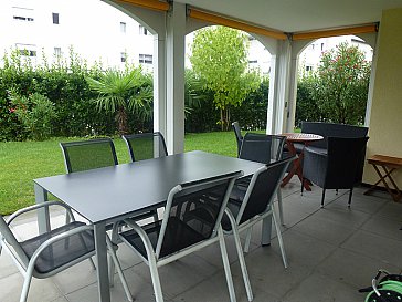 Ferienwohnung in Ascona - Sitzplatz