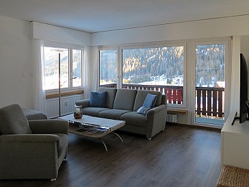 Ferienwohnung in Scuol - Wohnzimmer