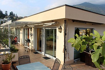 Ferienwohnung in Ascona - Terrasse