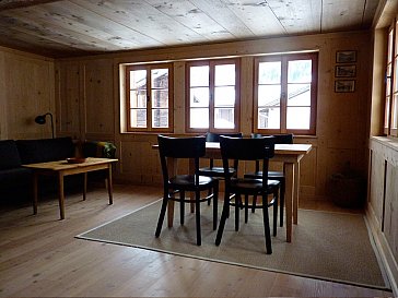 Ferienwohnung in Ulrichen - Wohn-Esszimmer