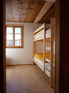 Ferienwohnung in Ulrichen - Zimmer mit Kajütenbett
