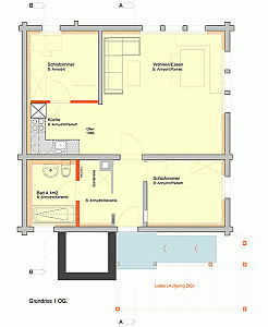 Ferienwohnung Grundrissplan 1